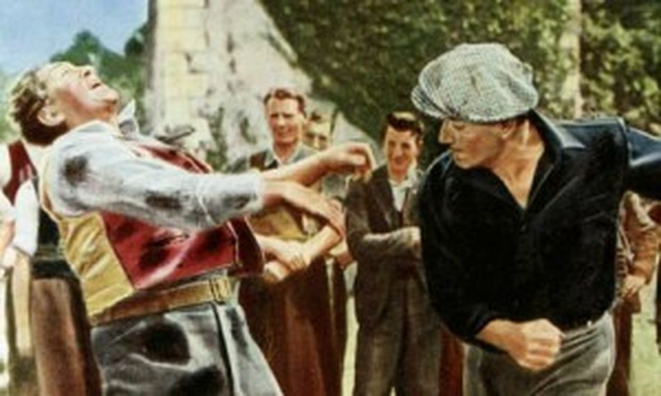 Quiet Man Punching scene