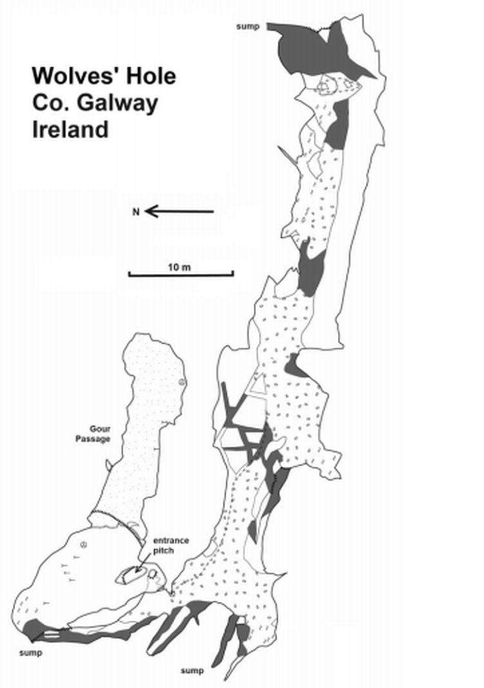 The Wolve's Hole - The Dog's Cave Map